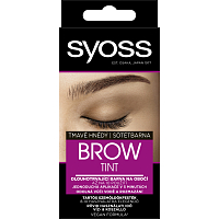 Syoss Brow Tint farba na obočie Tmavohnedý, 17 ml