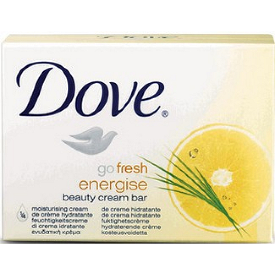 Dove Go Fresh Energize Grep & Citrónová tráva toaletné mydlo 100 g
