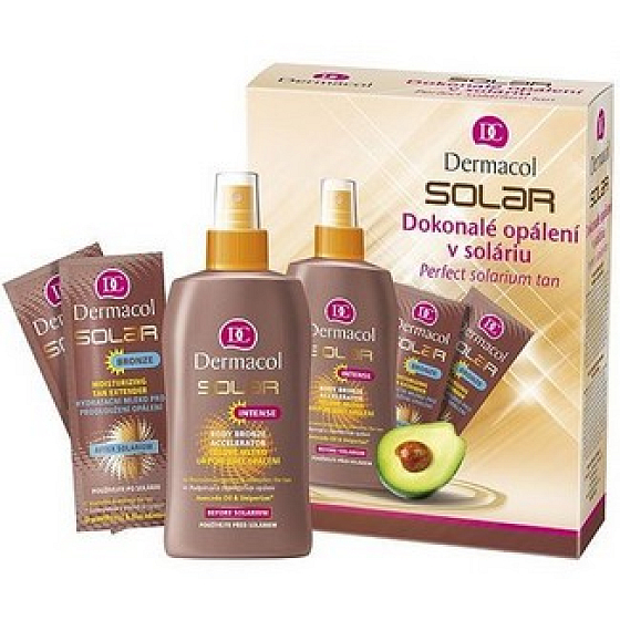 Dermacol Solar Dokonalé Opálenie v soláriu, kozmetická sada