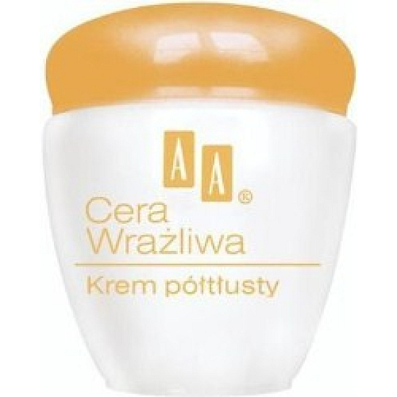 AA Sensitive Skin Polomastný krém suchá a normálnu pleť 50 ml