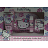 Koto Hello Kitty Flowers Magický uterák + sprchový gél + lesk na pery pre dievčatá darčeková sada