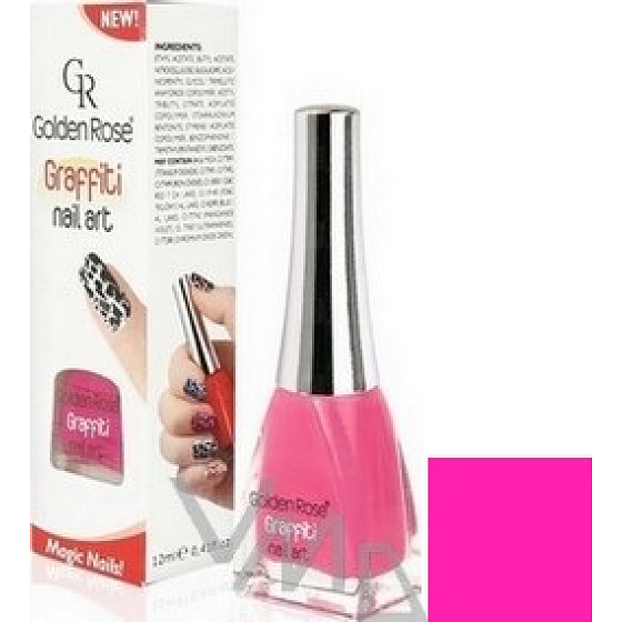 Golden Rose Graffiti Nail Art praskajúce lak na nechty odtieň 18 12 ml