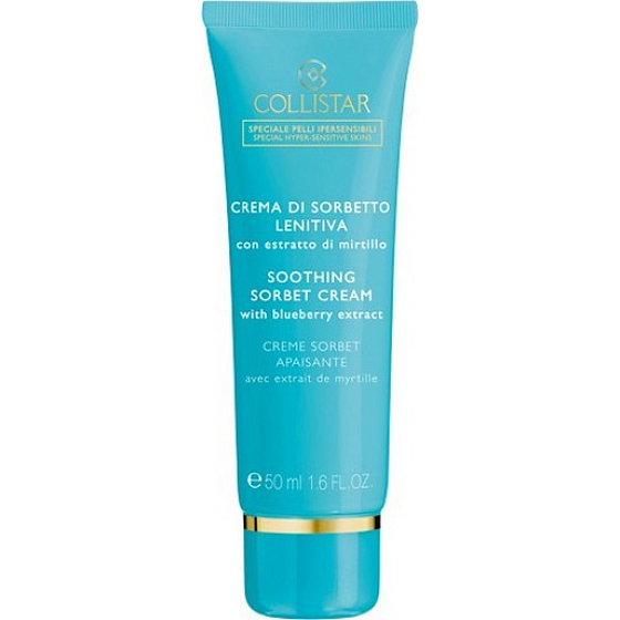 Collistar Soothing Sorbet Cream with Blueberry Extract upokojujúci sorbetový krém 50 ml
