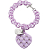 Ops! Objects Matelassé Crystal Bracelet náramok OPSBR-233 svetle orgovánová