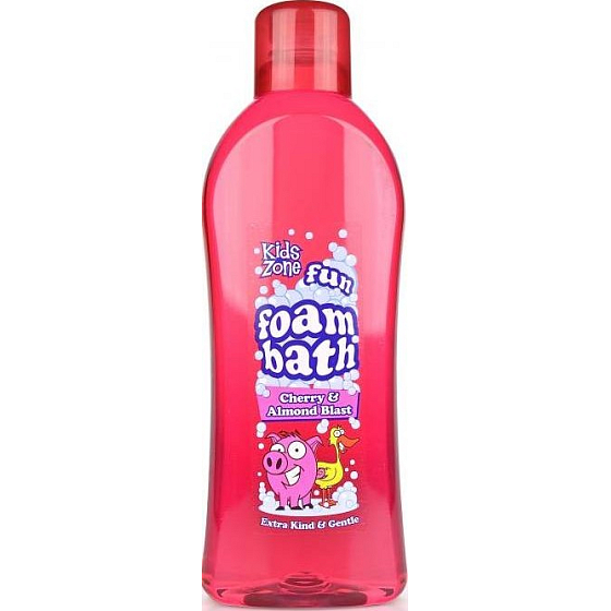 Kids Zone Cherry & Almond Blast pena do kúpeľa pre deti 1 l