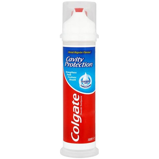 Colgate Cavity Protection zubná pasta s pumpičkou 100 ml