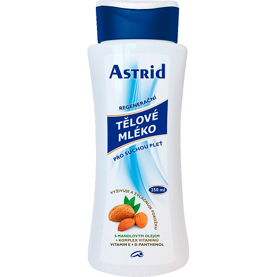 Astrid Regeneračné telové mlieko pre suchú pleť 250 ml