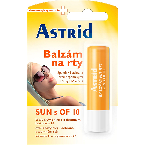 Astrid Sun OF10 balzam na pery 4,8 g