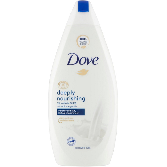 Dove Deeply Nourishing hydratačný sprchový gél 500 ml