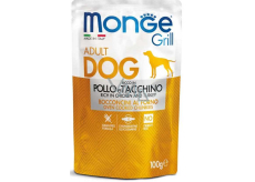 Monge Dog Grill kuracie, morčacie kapsička 100 g