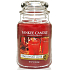 Yankee Candle Pomegranate Cider - Mušt z granátového jablka vonná sviečka Classic veľká sklo 623 g