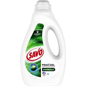 SAVO prací gel na farebné i biele, 20 prania, 1 l