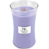 WoodWick Lavender Spa - Levanduľové kúpele vonná sviečka s dreveným knôtom a viečkom sklo veľká 609,5 g