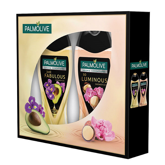 Palmolive Aroma Luminous + Fabulous sprchový gél 2 x 250 ml kozmetická sada