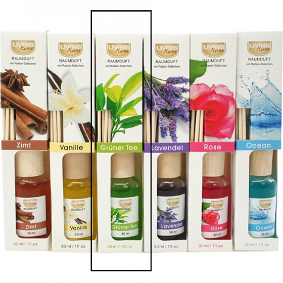 Living Home Izbová vôňa Grüner Tee - Zelený čaj difuzér 30 ml