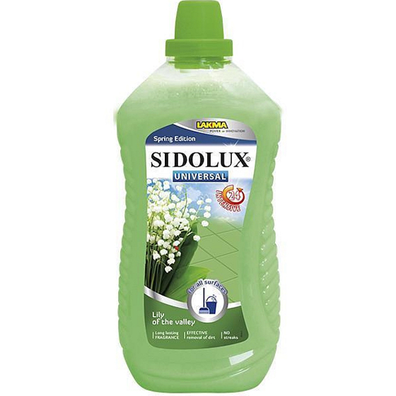 Sidolux Universal Soda Konvalinka čistiaci prostriedok na všetky umývateľné povrchy a podlahy s unikátnym zložením Soda Power 1l