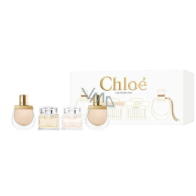 Chloé Chloé toaletná voda pre ženy 5 ml + Nomade toaletná voda 2 x 5 ml + Chloé toaletná voda 5 ml, mini darčeková sada