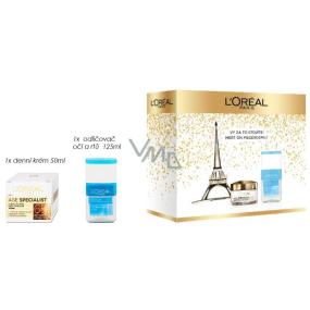 Loreal Paris Age Specialist 65+ denný krém proti vráskam 50 ml + dvojfázový odličovač na oči a pery 125 ml, kozmetická sada