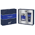 Montblanc Explorer Ultra Blue parfumovaná voda pre mužov 60 ml + sprchový gél 100 ml, darčeková sada pre mužov