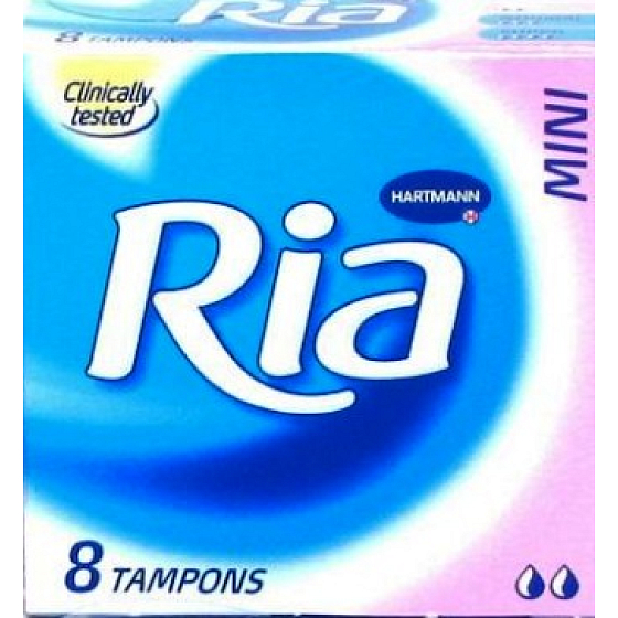 Ria Mini Comfort dámske tampóny pre slabú menštruáciu 8 kusov