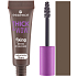 Essence Thick & Wow! maskara na obočie s vláknami 02 Ash Brown 6 ml