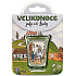 Nekupto Glass shot glass Lada Easter - koledníci 40 ml
