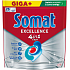 Somat tablety do umývačky Excellence 4v1, 75 ks