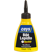 Ceys rýchle biele lepidlo na drevo pre ručné práce, 125 g