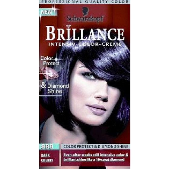 Schwarzkopf Brillance Color Creme farba na vlasy 888 tmavá čerešňa 50 ml