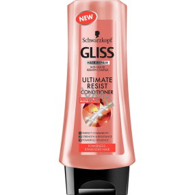 Gliss Kur Ultimate Resist balzam pre slabé, vyčerpané vlasy 200 ml