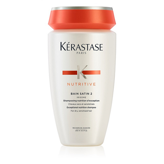 Kérastase Nutritive Bain Satin 2 Irisome šampón pre suché a scitlivené vlasy 250 ml