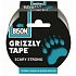 Bison Grizzly Tape lepiaca páska opravná strieborná, šírka pásky: 50 mm s návinom o dĺžke 10 m