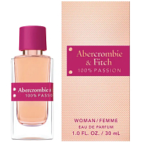 Abercrombie + Fitch 100% Passion parfumovaná voda pre ženy 30 ml