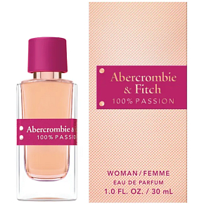 Abercrombie + Fitch 100% Passion parfumovaná voda pre ženy 30 ml