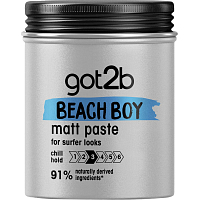 got2b Beach Boy matujúca pasta na vlasy, stredná fixácia, 100 ml