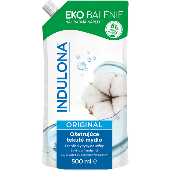 Indulona tekuté mydlo Original náplň, 500 ml