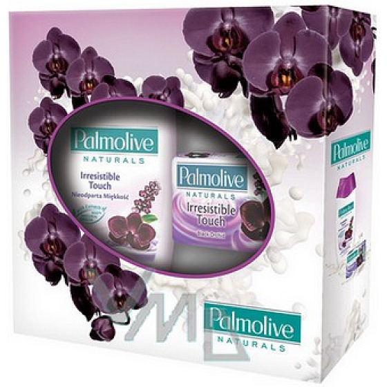 Palmolive Black Orchid sprchový gél 250 ml + tuhé mydlo 90 g, kozmetická sada