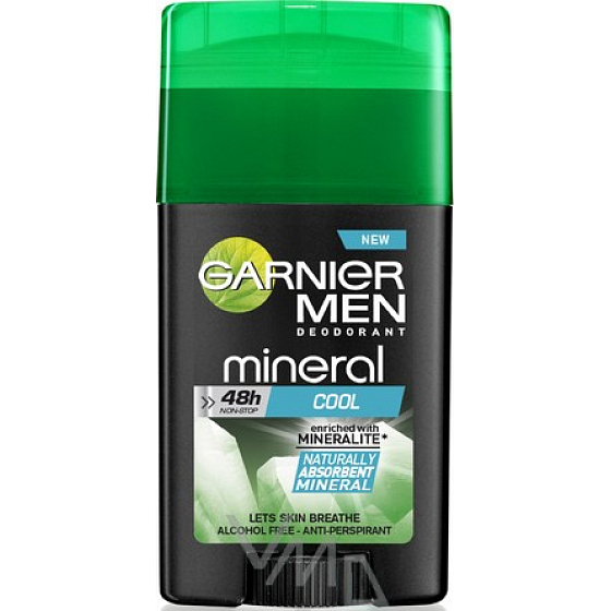 Garnier Men Mineral Cool antiperspirant dezodorant stick pre mužov 40 ml
