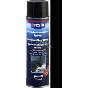 Presto Konzervačný prostriedok na spodky karosérií vozidiel Čierny 500 ml sprej