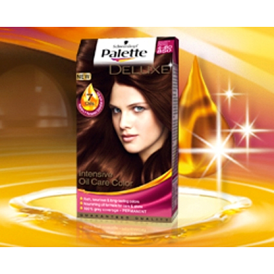 Schwarzkopf Palette Deluxe starajúcich 7 olejov farba na vlasy 850 Zamatovo hnedá
