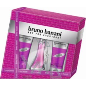 Bruno Banani Made toaletná voda pre ženy 20 ml + sprchový gél 50 ml + dezodorant sprej 50 ml, darčeková sada