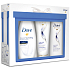 Dove Nourishing Deeply sprchový gél 250 ml + Intensive Repair šampón 250 ml + kondicionér 180 ml, kozmetická sada