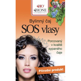 Bion Cosmetics SOS vlasy bylinný čaj XL 20 vreciek po 2 g