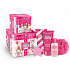 Grace Cole Big Top umývací gél 50 ml + telový krém 50 ml + pena do kúpeľa 50 ml + šumivé gule do kúpeľa 50 g + nylonová umývacia žinka pre deti, kozmetická sada
