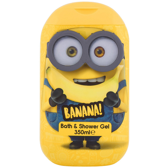 Mimoni Banán! sprchový gél a pena do kúpeľa 2v1 pre deti 350 ml