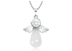 Quartz Angel prívesok prírodný kameň 4,2 x 3 cm, najdokonalejší liečiteľ