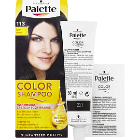 Schwarzkopf Palette Color Shampoo farba na vlasy 113 čierna, 50 ml Schwarzkopf Palette Color Shampoo farba na vlasy 113 čierna, 50 ml