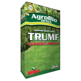 AgroBio Tromf Trávnik baktérií prírodné granulované organické hnojivo 2 kg