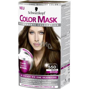 Schwarzkopf Color Mask farba na vlasy 550 Zlatisto hnedý