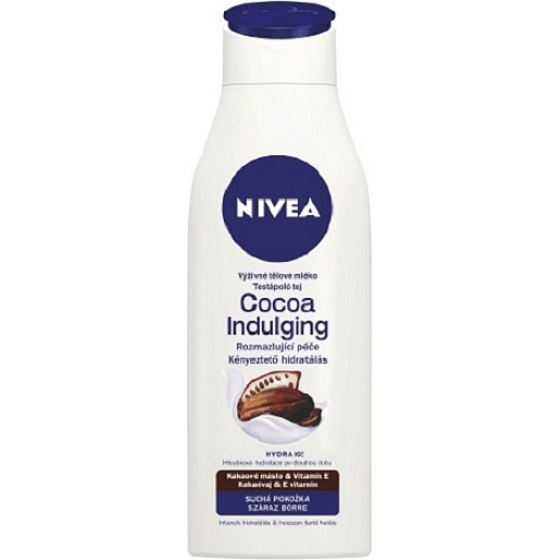 Nivea Cocoa Indulging Výživné telové mlieko pre suchú pokožku 250 ml